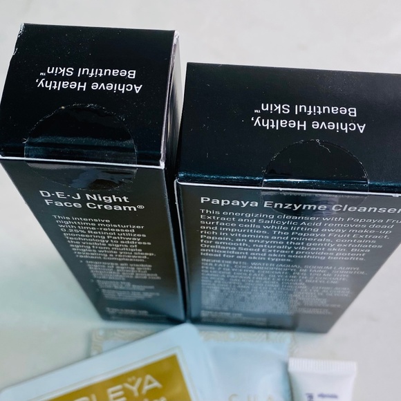 Revision DEJ Night Face cream & Papaya Enzyme Cleanser bundle + samples NWT - Picture 2 of 3